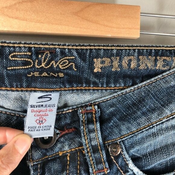 Silver Jeans Pioneer Style Bootcut  Size 25 - Picture 3 of 8